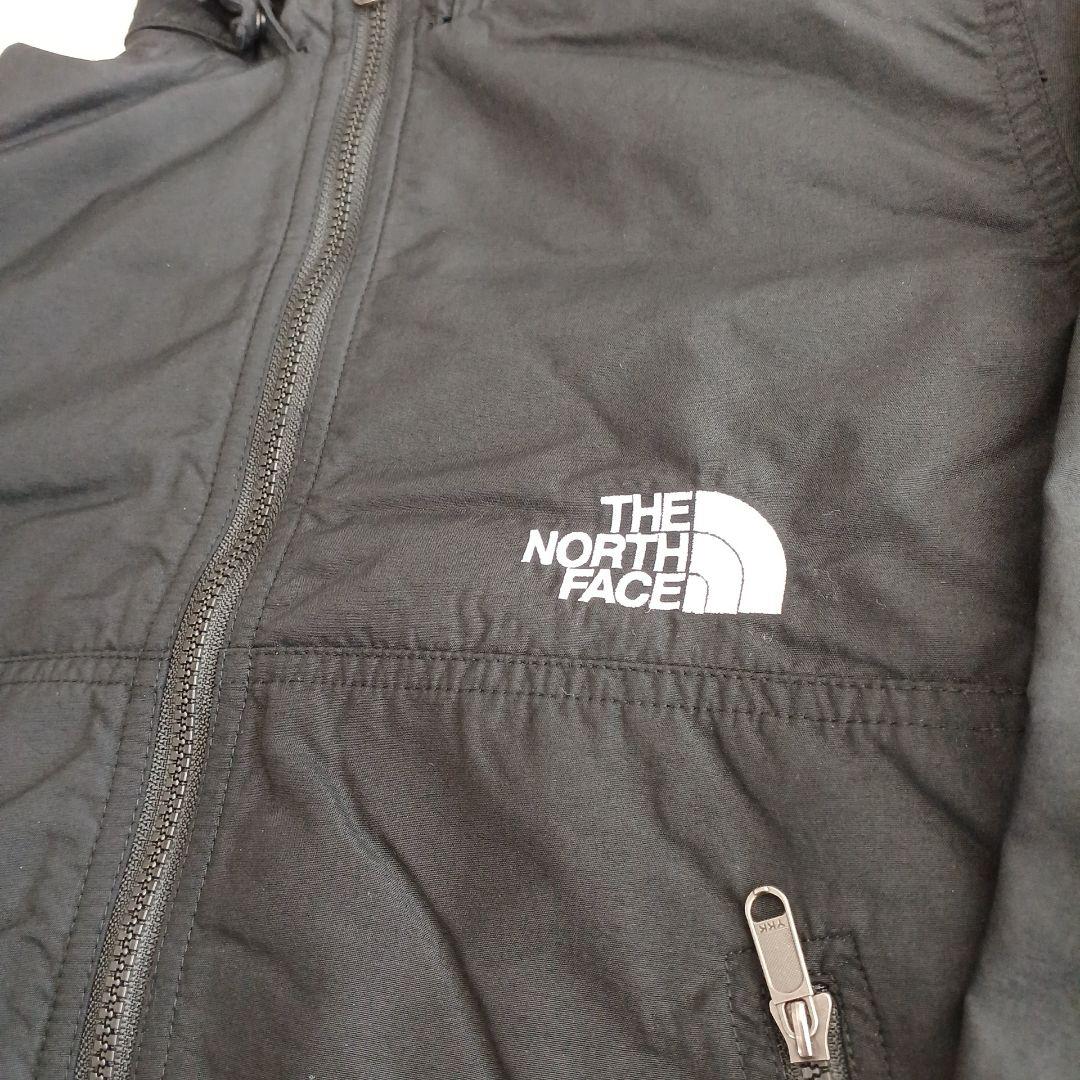 【130】ノースフェイスキッズ コンパクトノマドジャケット ブラック