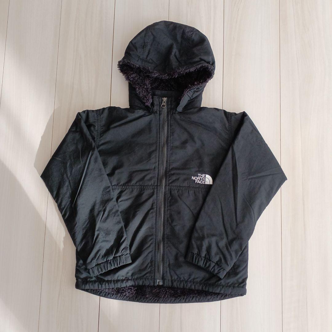 【130】ノースフェイスキッズ コンパクトノマドジャケット ブラック