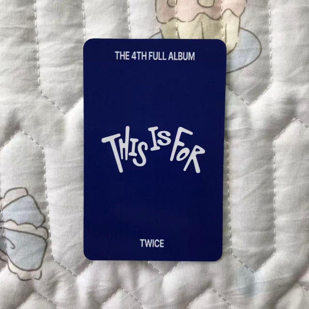 TWICE THIS IS FOR サノク 事前収録 モモ トレカ