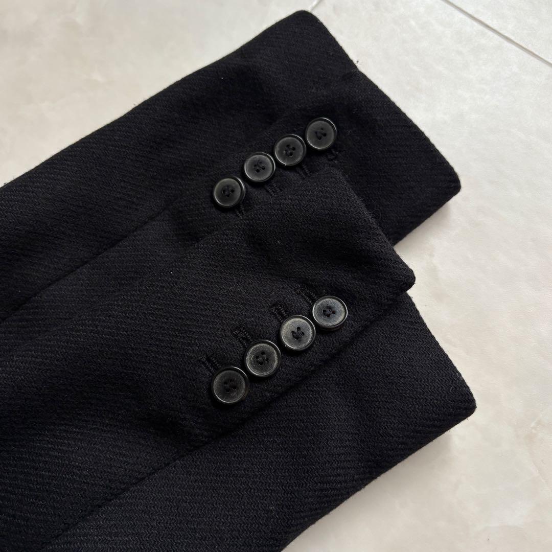 ZARA MANTECO 黒 ダブルチェスターコート XS ウール混 ロング