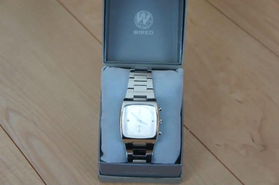 WIRED クロノグラフ メンズ腕時計 限定モデル 7T94-0BE0 祐真朋樹