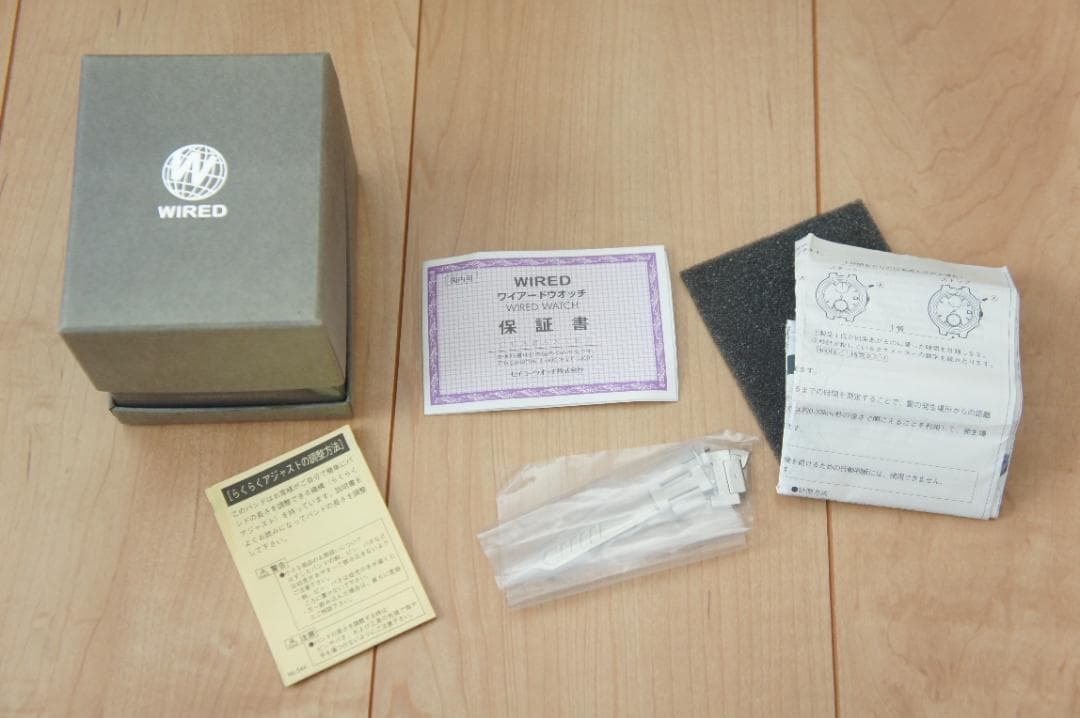 WIRED クロノグラフ メンズ腕時計 限定モデル 7T94-0BE0 祐真朋樹