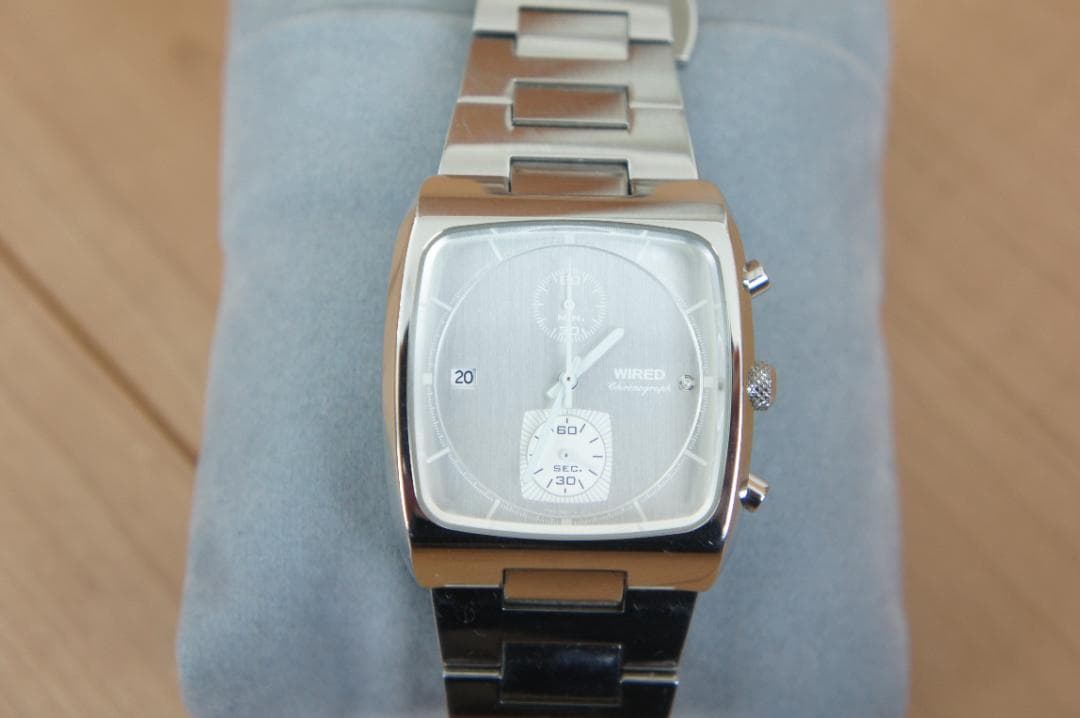 WIRED クロノグラフ メンズ腕時計 限定モデル 7T94-0BE0 祐真朋樹