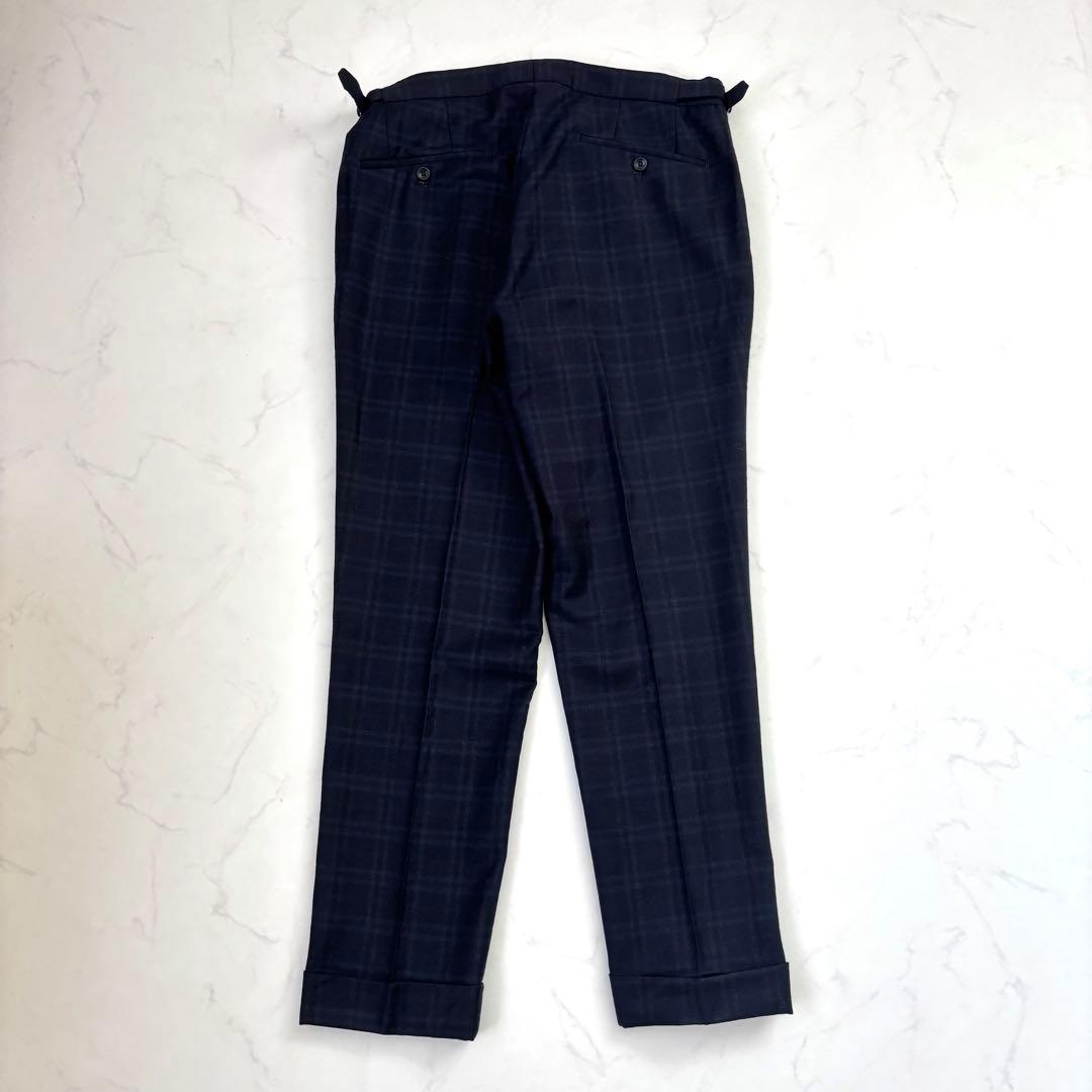 【近年モデル 極上サキソニー】インコテックス スリムフィット スラックス 48