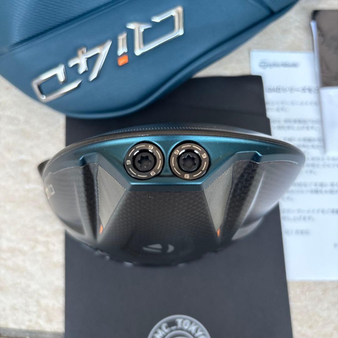ラウンド未使用　テーラーメイド　Qi4Dドライバー　10.5 ヘッドのみ超美品