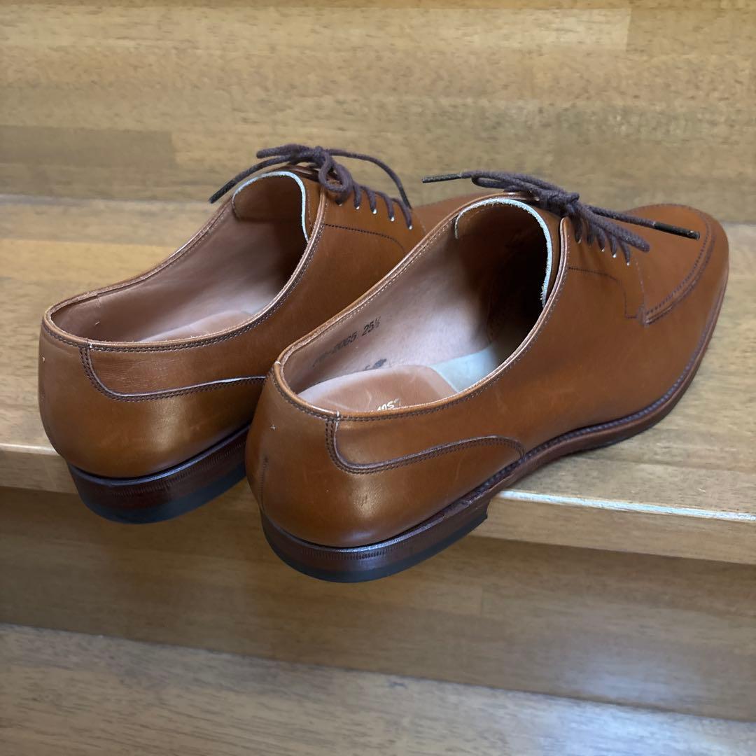 Scotch Grain ブラウン ドレスシューズ25.5 EEE日本製