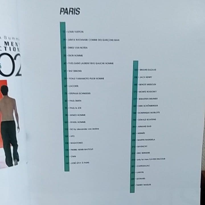 【000081】2002 S&S MEN'S COLLECTION