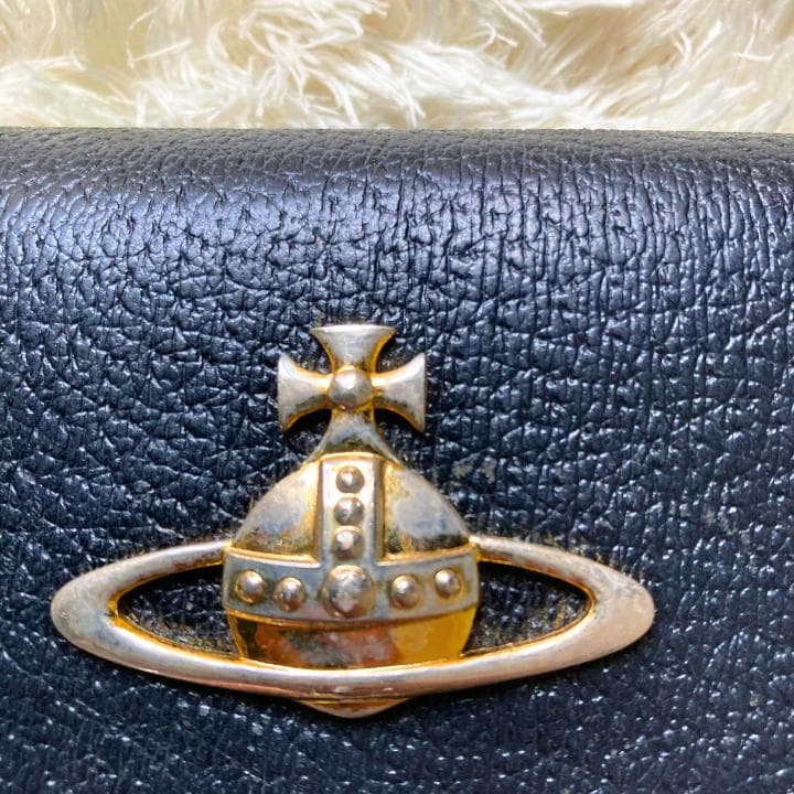 【VivienneWestwood】ヴィヴィアンウエストウッド三つ折り財布・黒