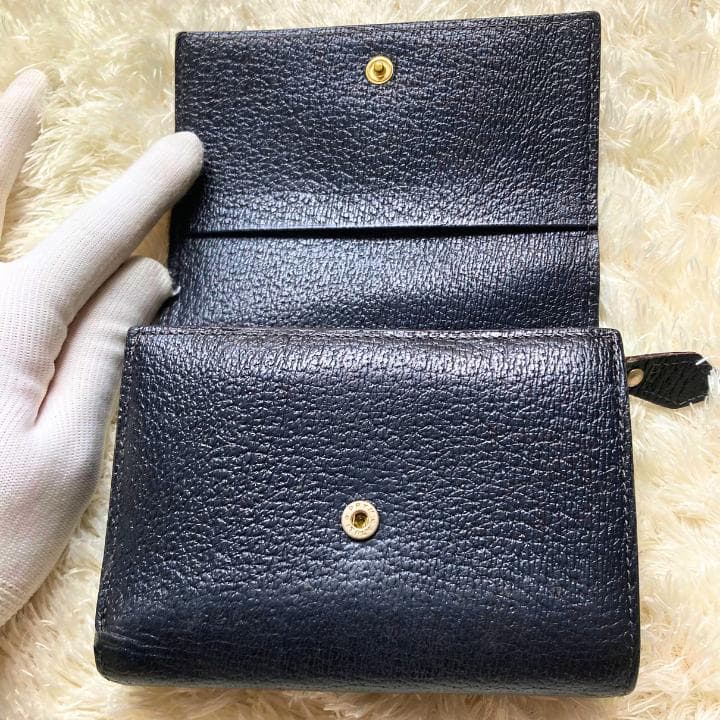 【VivienneWestwood】ヴィヴィアンウエストウッド三つ折り財布・黒