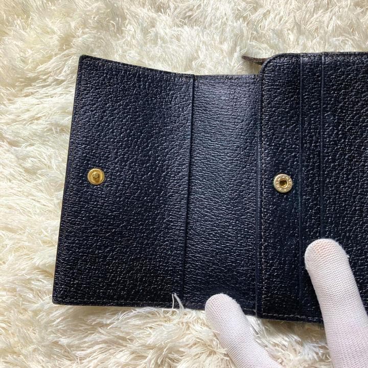 【VivienneWestwood】ヴィヴィアンウエストウッド三つ折り財布・黒