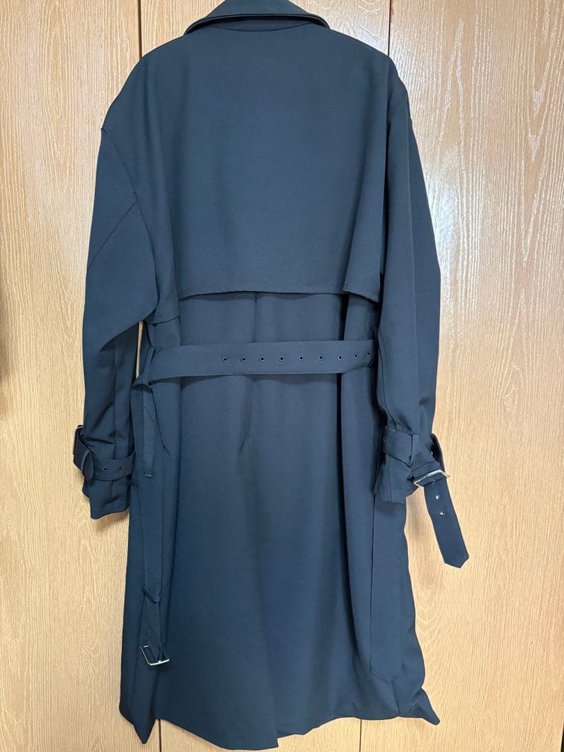 Loose モードオーバー ハイネックトレンチコート