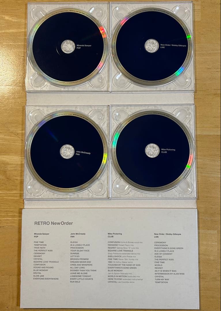 激レア RETRO New Order CD5枚UK初回限定盤
