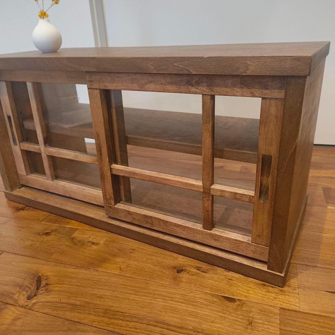 古道具ライク　水箪笥　カウンター　収納　ウォールナット　ヴィンテージ