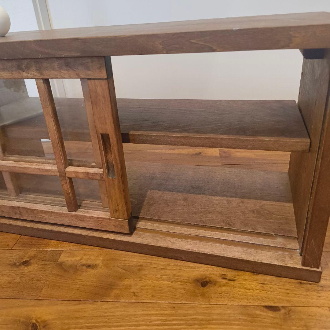 古道具ライク　水箪笥　カウンター　収納　ウォールナット　ヴィンテージ