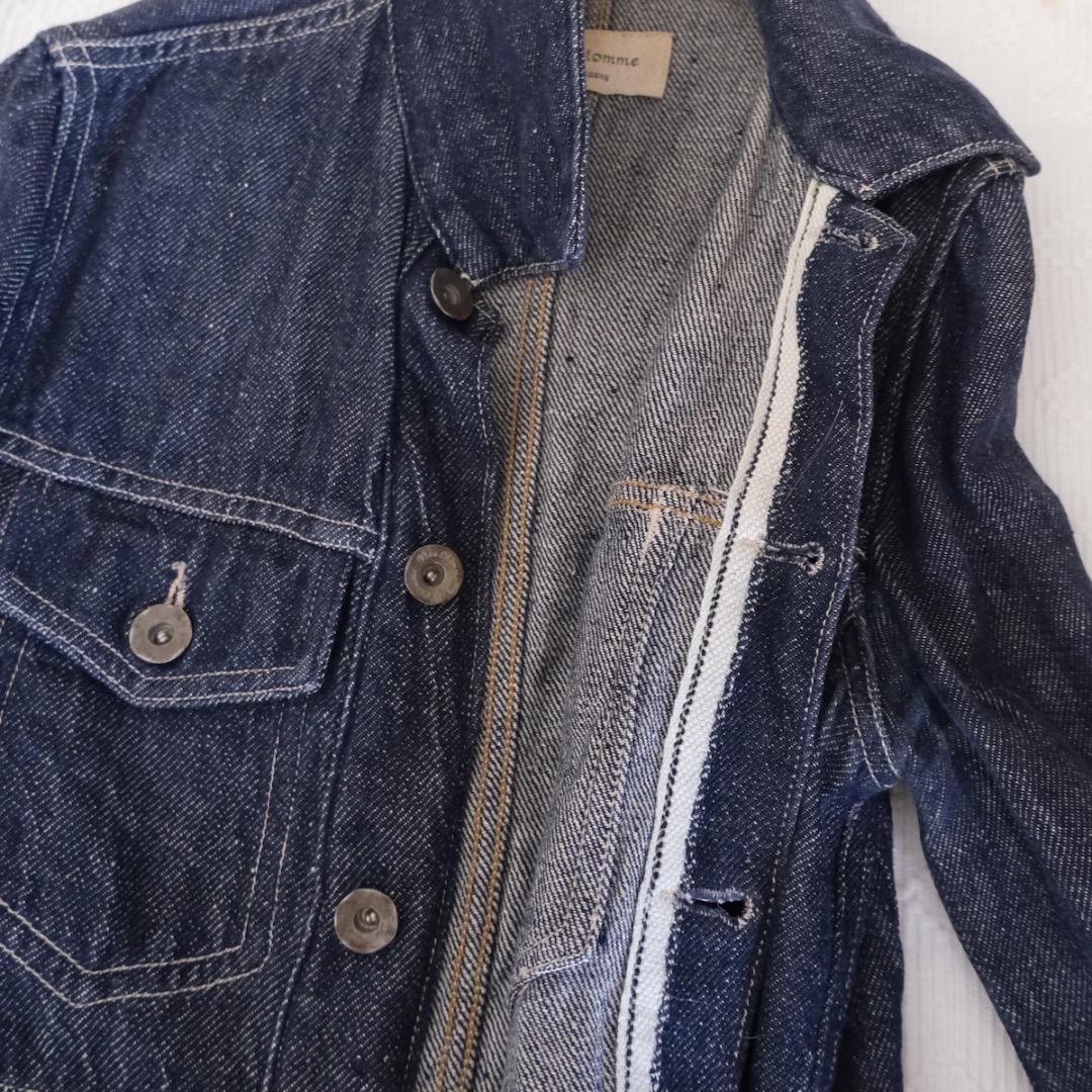 Vlas Blomme ヴラスブラム コルトレイクリネン デニムジャケット