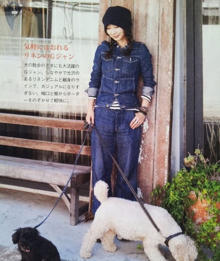 Vlas Blomme ヴラスブラム コルトレイクリネン デニムジャケット