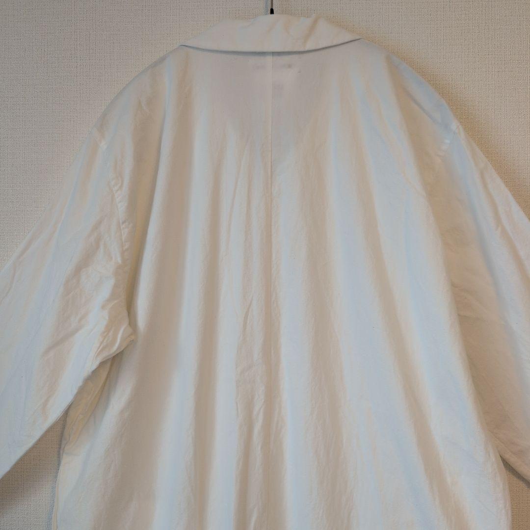 希少✨️ヤエカ コンテンポ 白 コットン つなぎ オールインワン ジャンプスーツ