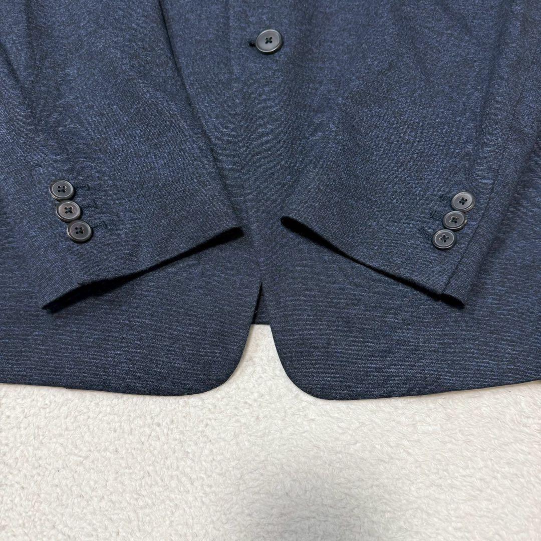 美品 XXL相当 theory スーツ セットアップ ネイビー ジャージ 紺