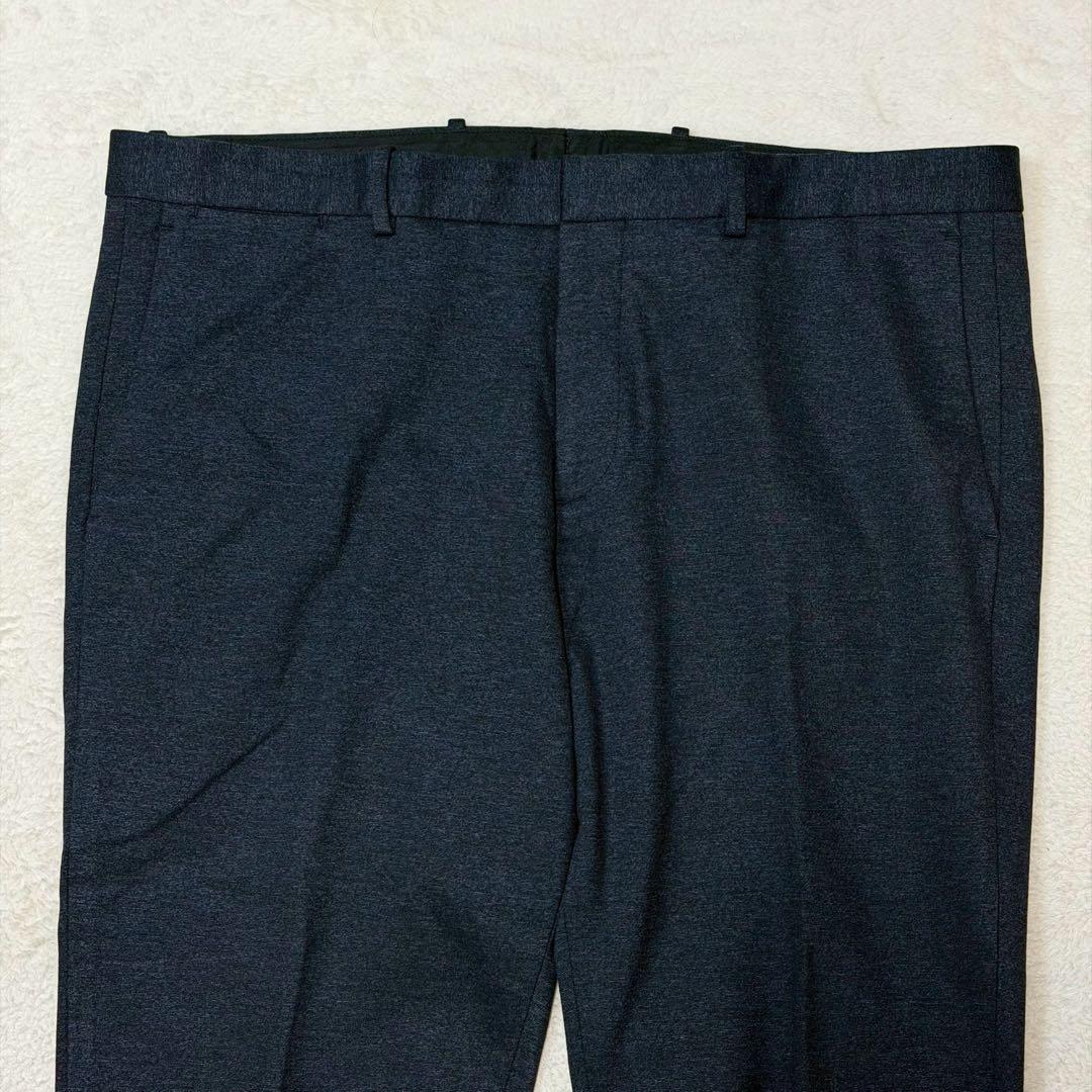 美品 XXL相当 theory スーツ セットアップ ネイビー ジャージ 紺