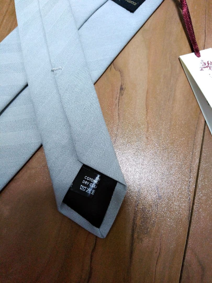 新品 Atto Vannucci アットヴァンヌッチネクタイ グレー sofia