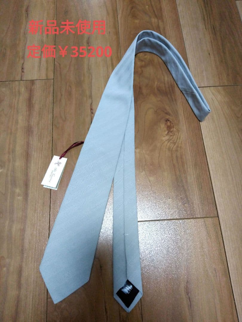 新品 Atto Vannucci アットヴァンヌッチネクタイ グレー sofia