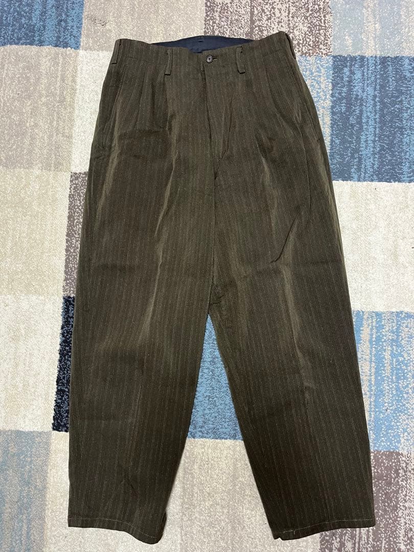 Ys for men ストライプ スラックス S