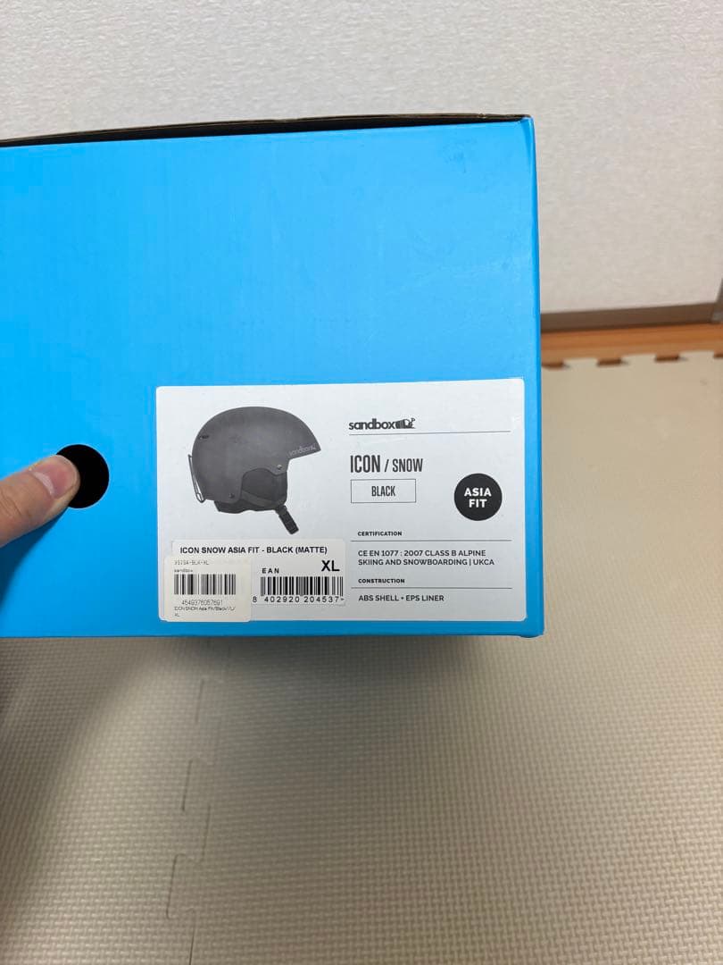 23-24 sandbox ICON マットブラック XL ヘルメット