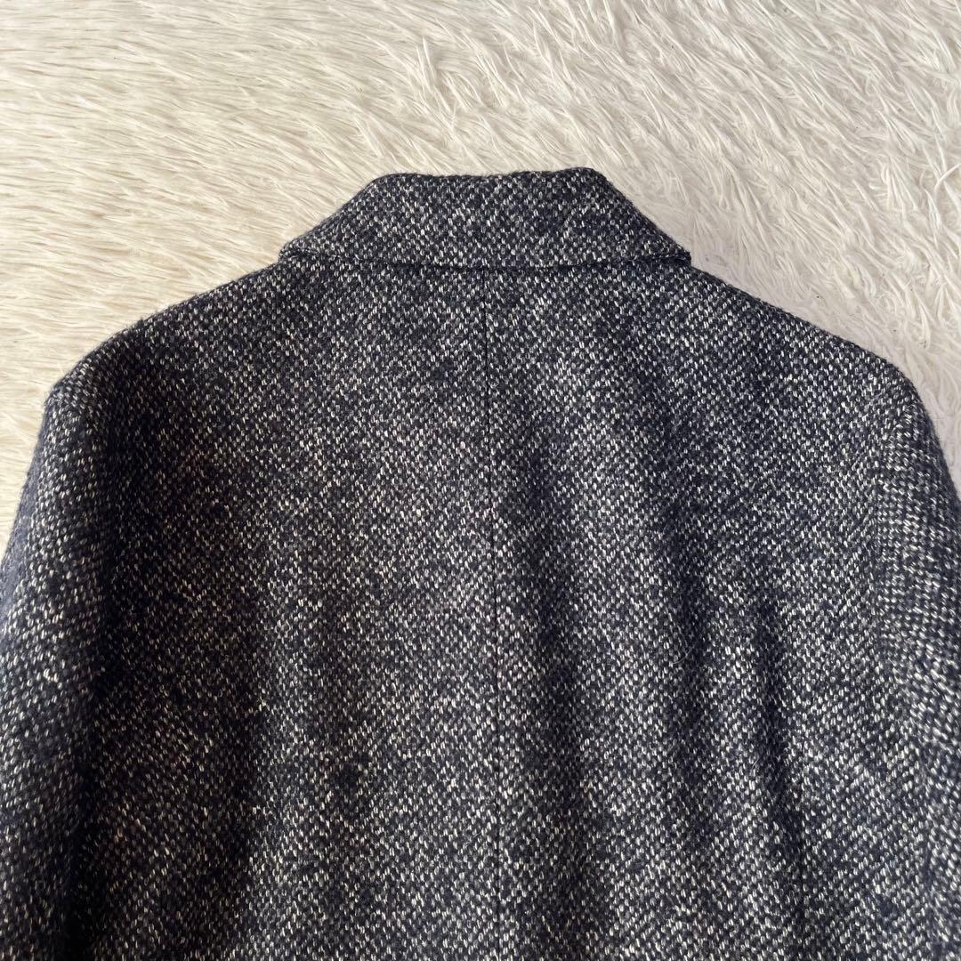 【美品】SCAPA スキャパ　ウールシルク　ツイード　コート