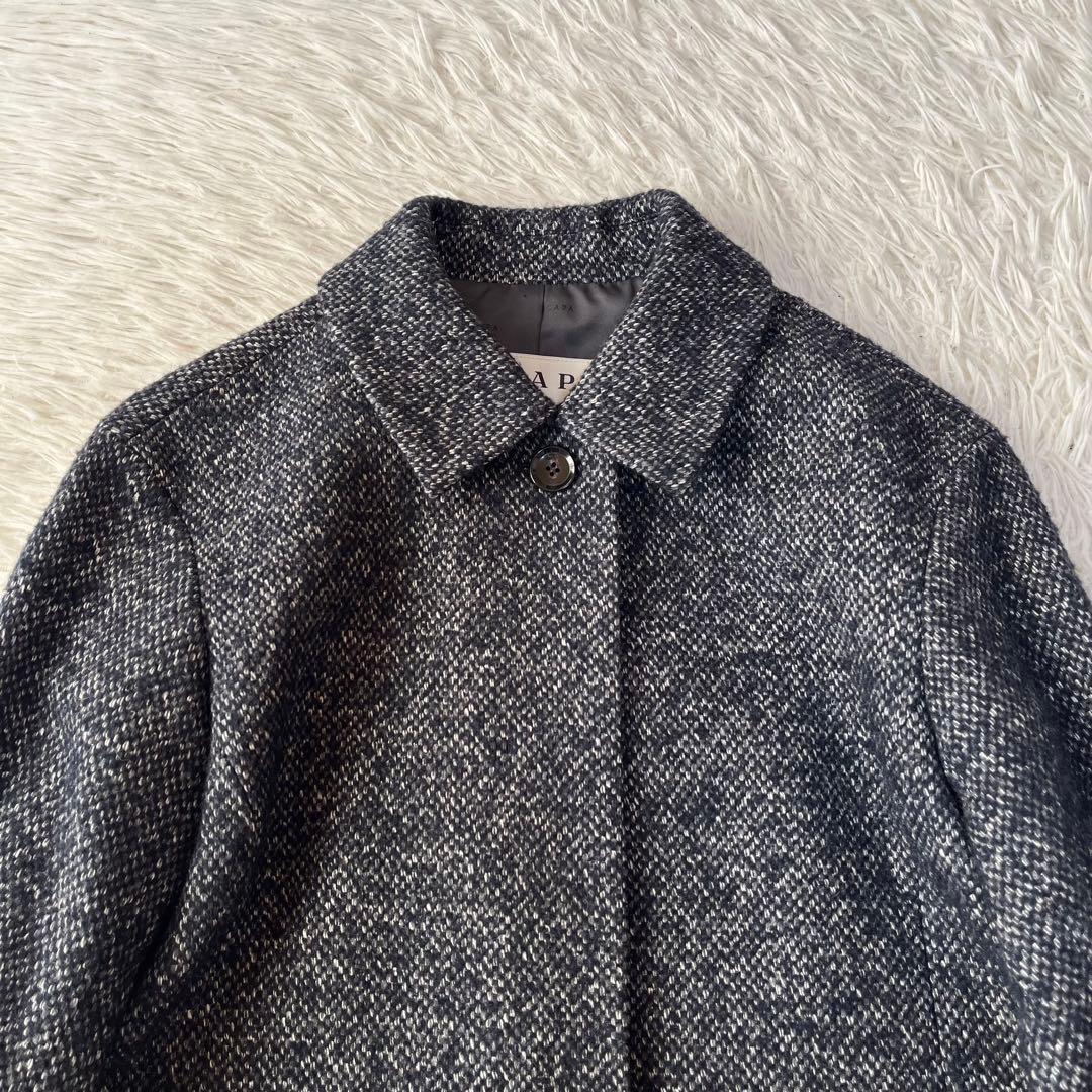 【美品】SCAPA スキャパ　ウールシルク　ツイード　コート