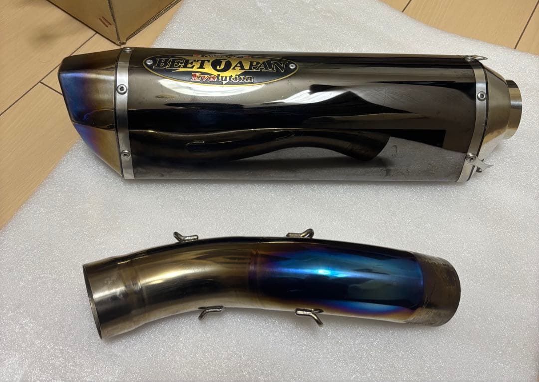 zx25r BEET NASSART フルエキチタンマフラー