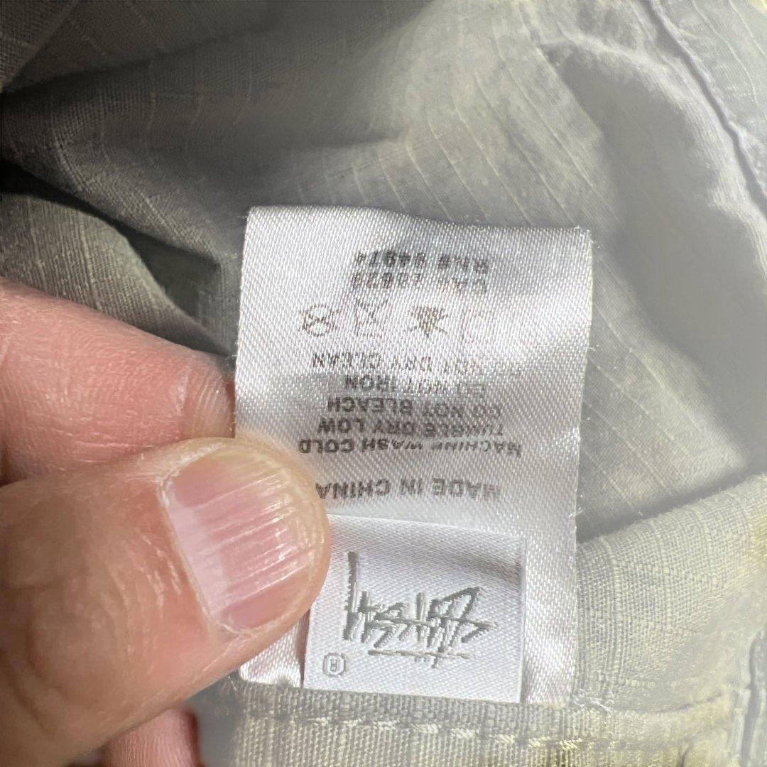 ステューシー Stussy 迷彩柄 ミリタリージャケット フラワー　緑　L