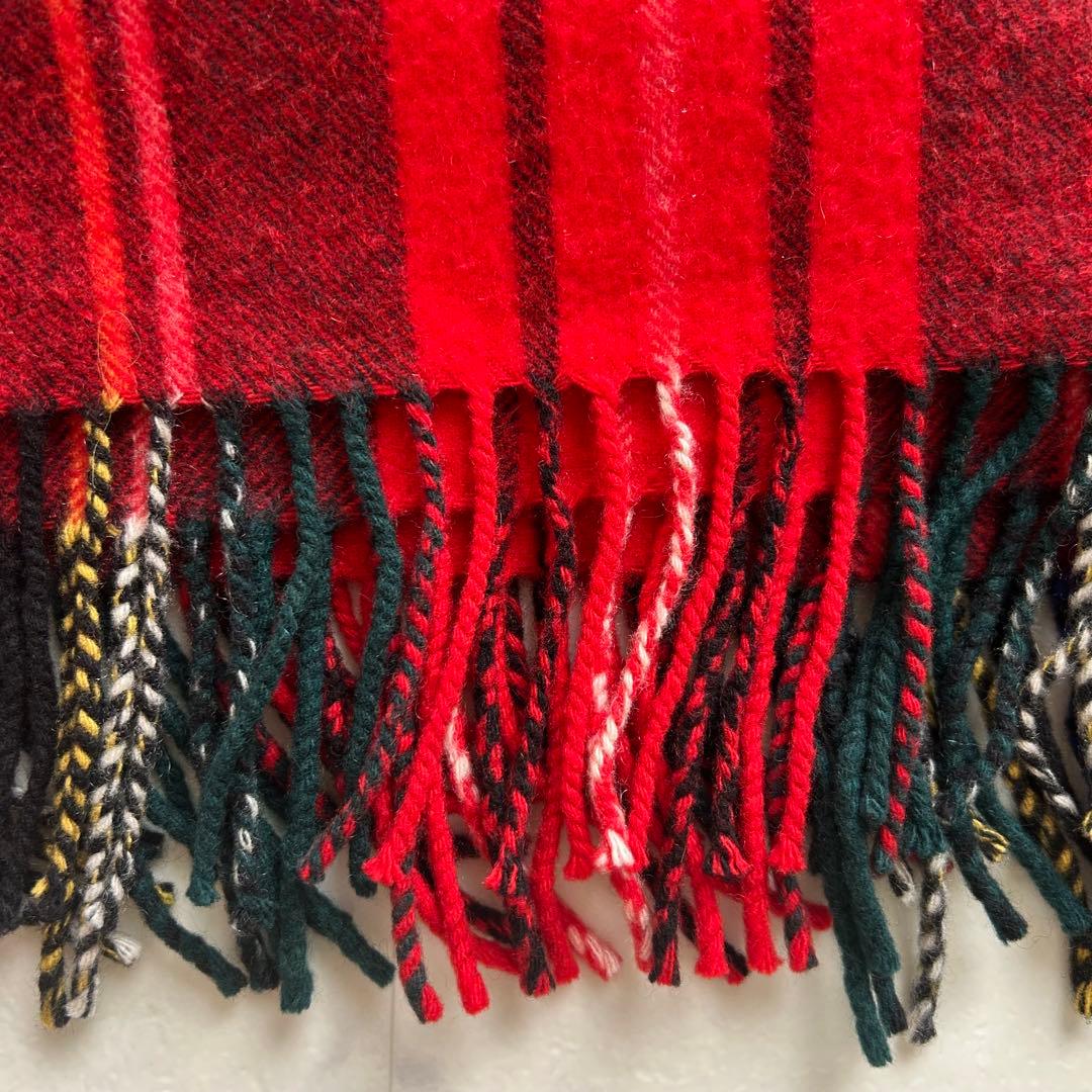 ジョンストンズ　大判　ストール　マフラー　カシミヤ　ロイヤルスチュワート