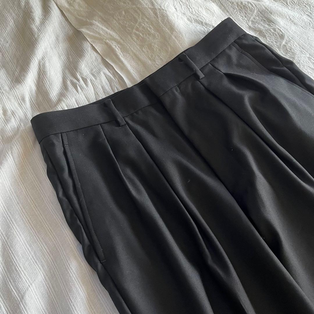 【美品】【廃盤品/定価¥18000】MBハイエンド尾州ウールスラックス　Mサイズ