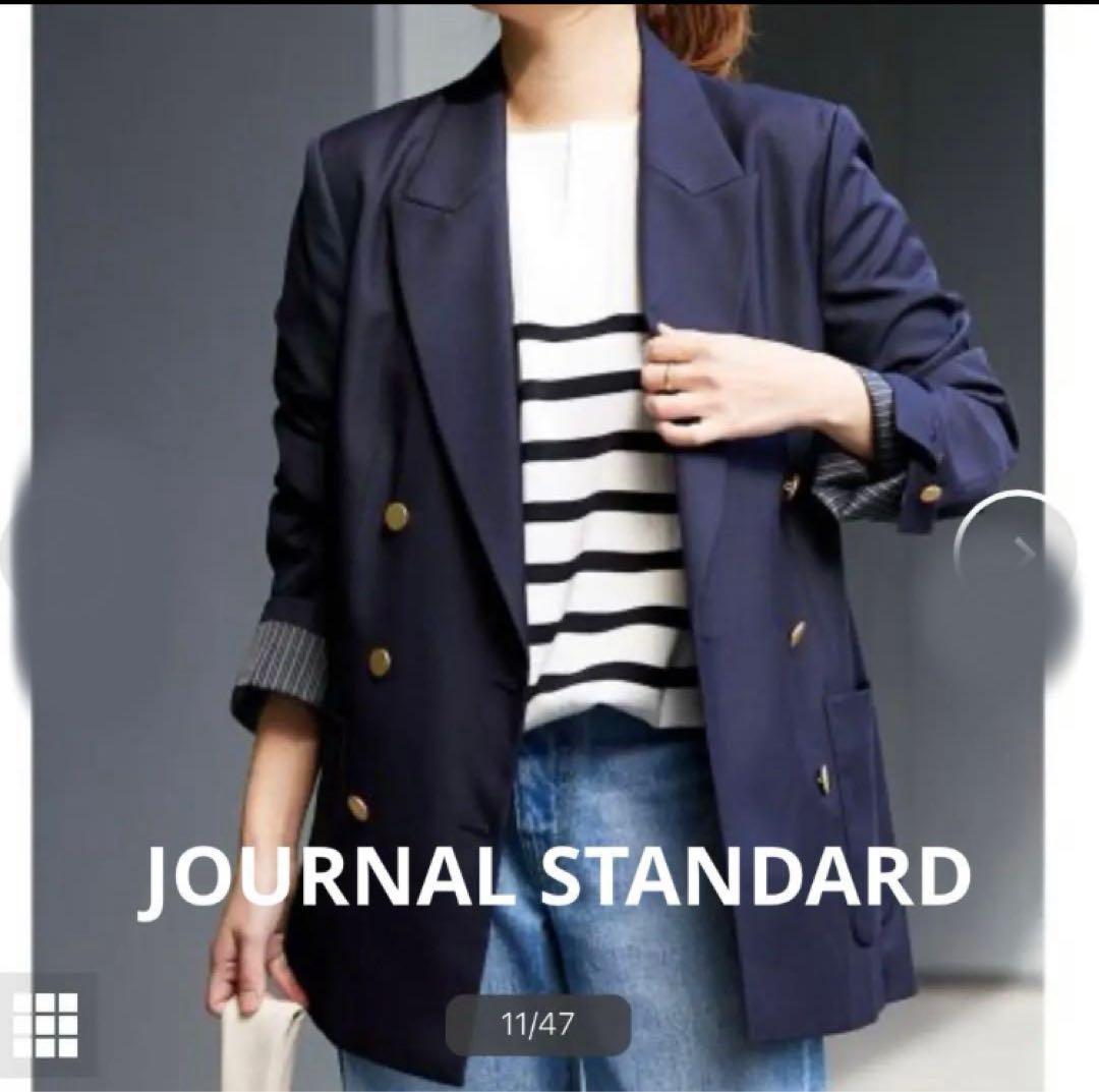 ジャーナルスタンダード ダブルフロントジャケット23AW 紺ブレ