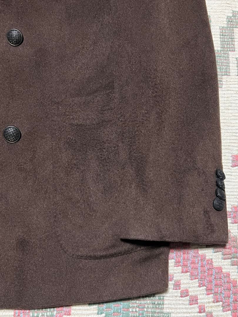 美品タリアトーレ キャメル素材ダブルジャケット50サイズ TAGLIATORE