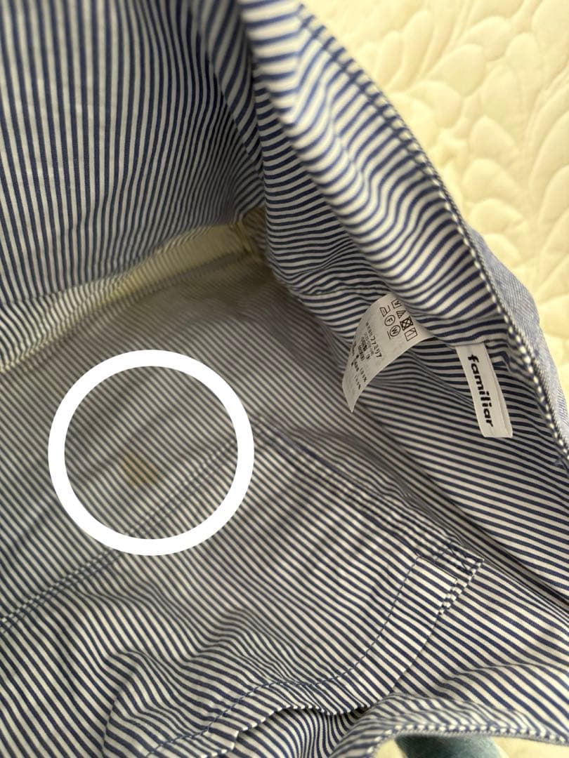 familiar デニムバッグ