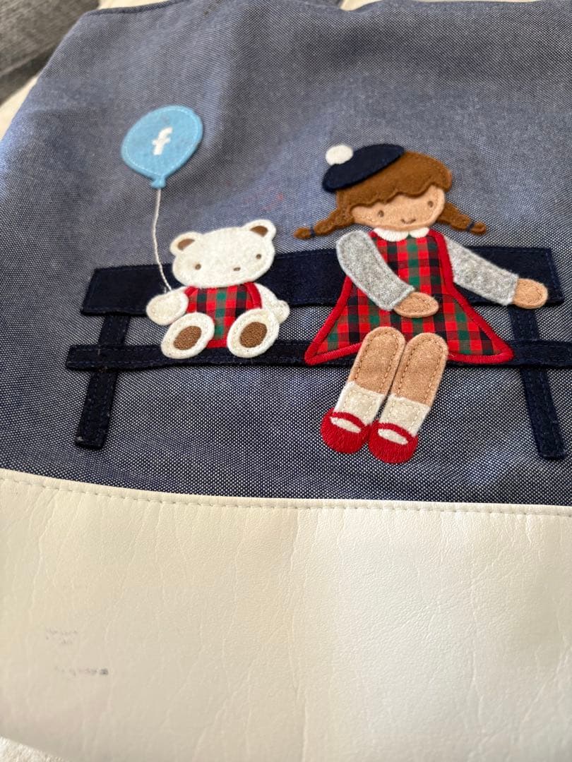 familiar デニムバッグ