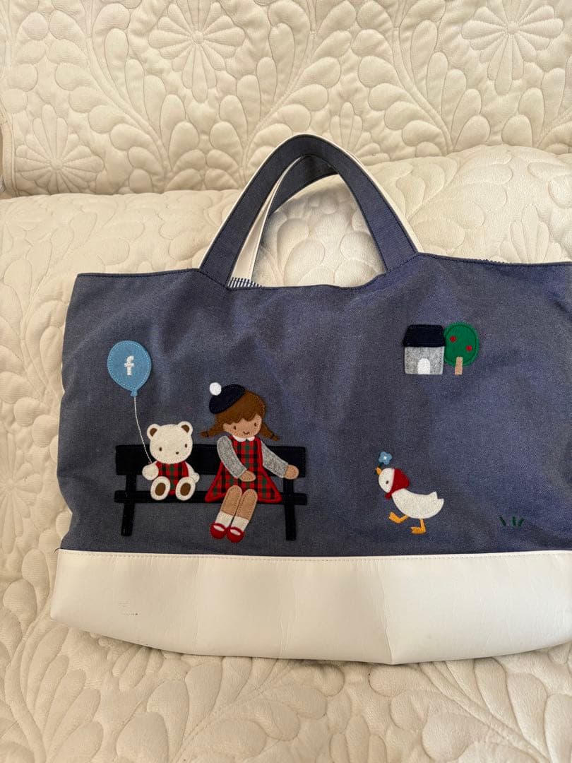 familiar デニムバッグ