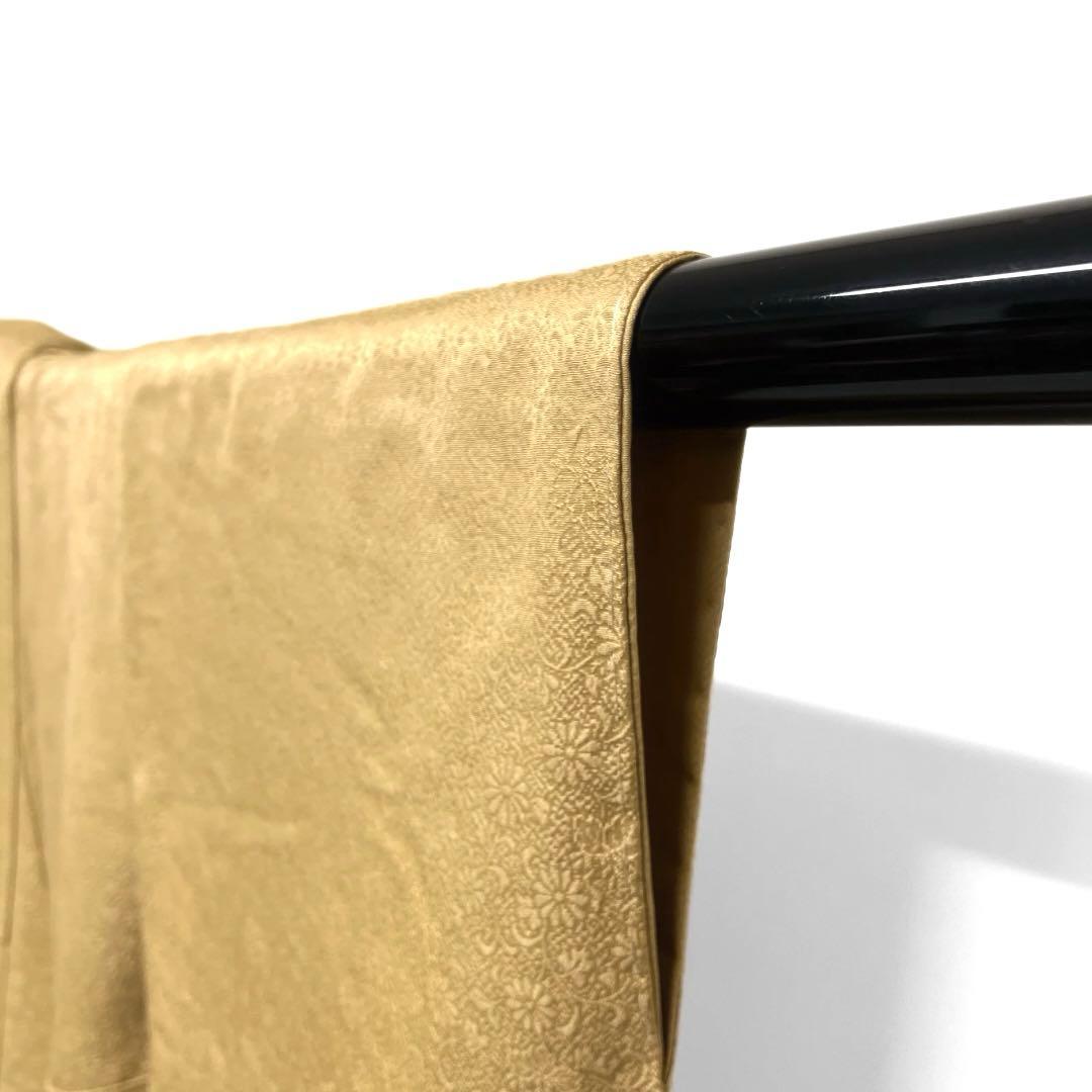 未着用　色無地　菊花　桐の花　パーティ　お食事会　紋無し　着物　044a d