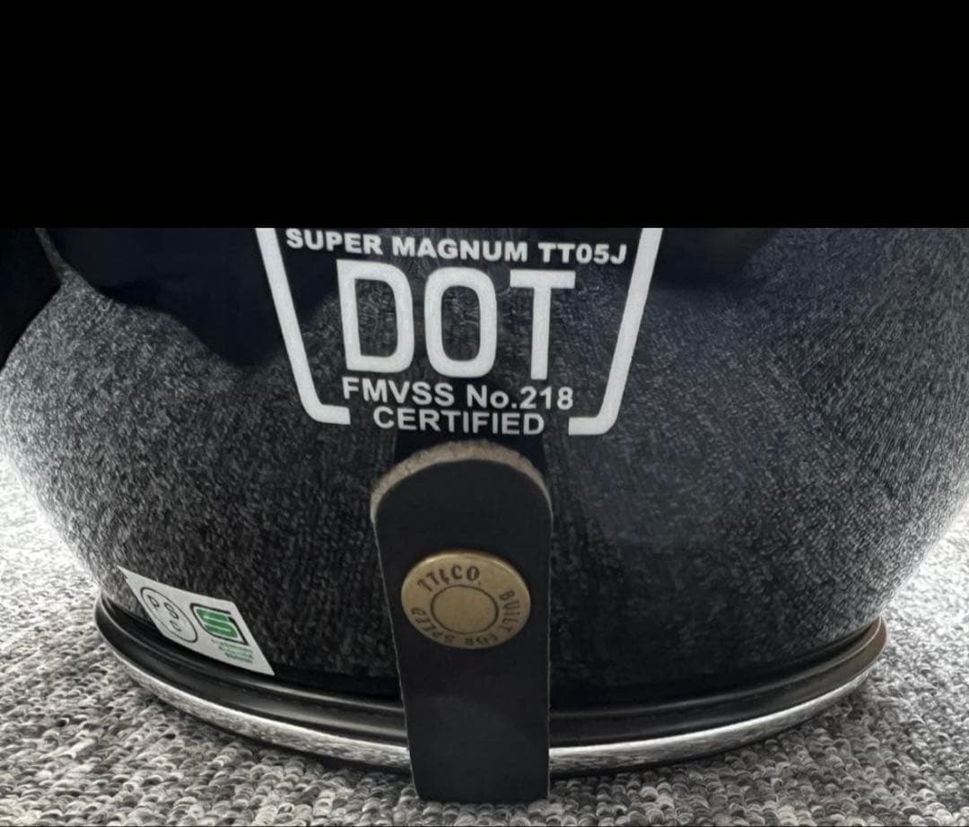 ほぼ新品⭐︎tt&co ブラック ジェットヘルメット