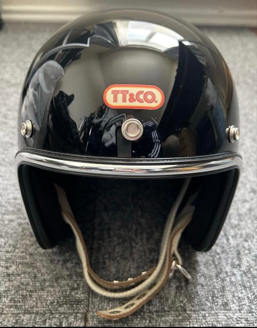 ほぼ新品⭐︎tt&co ブラック ジェットヘルメット