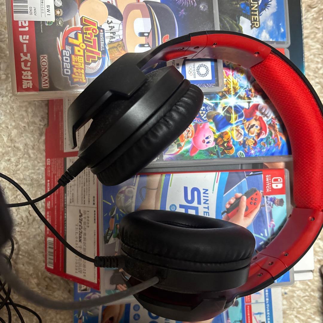 ニンテンドーswitch ソフト4本＋ヘッドセット＋プロコン付き