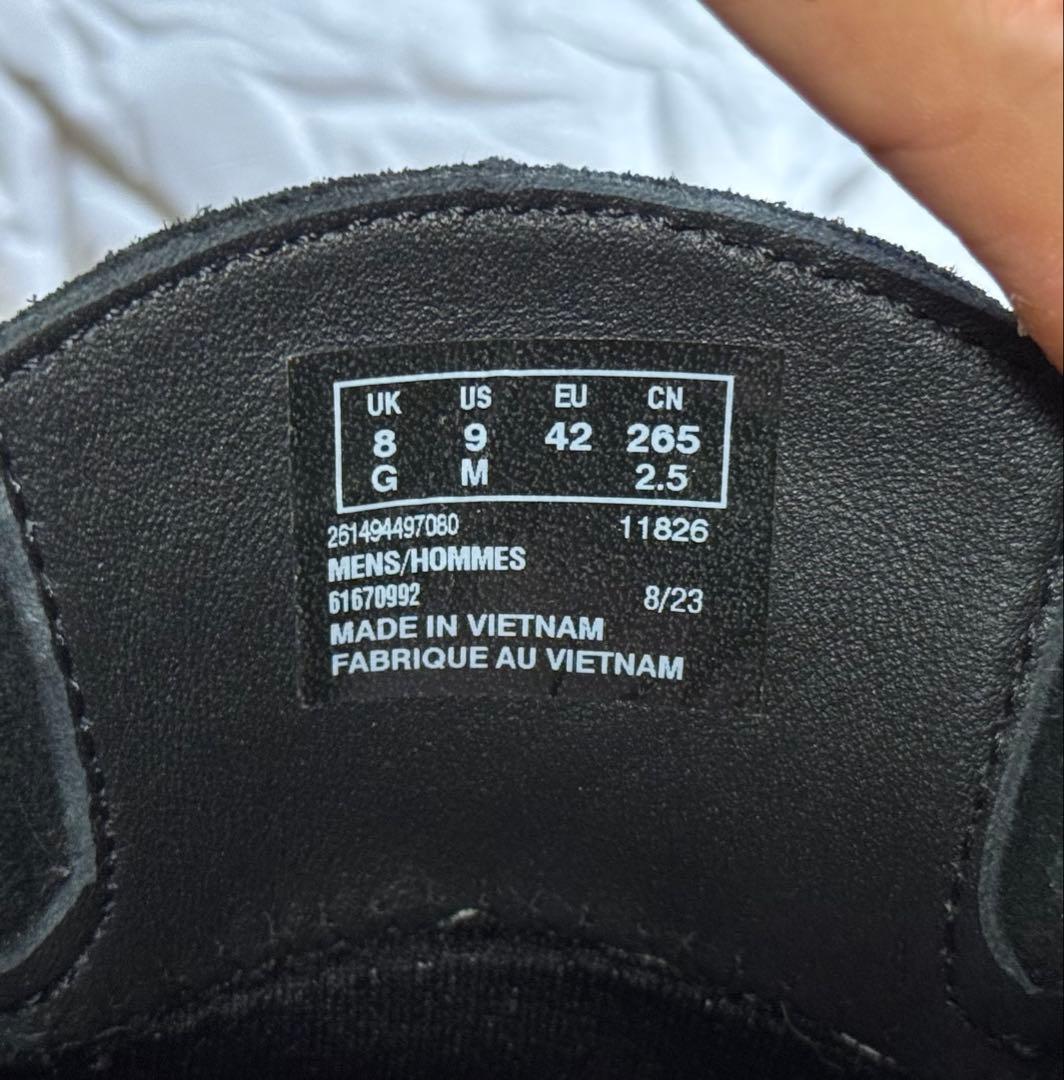 【Clarks / クラークス】Wallabee GTX Black UK8