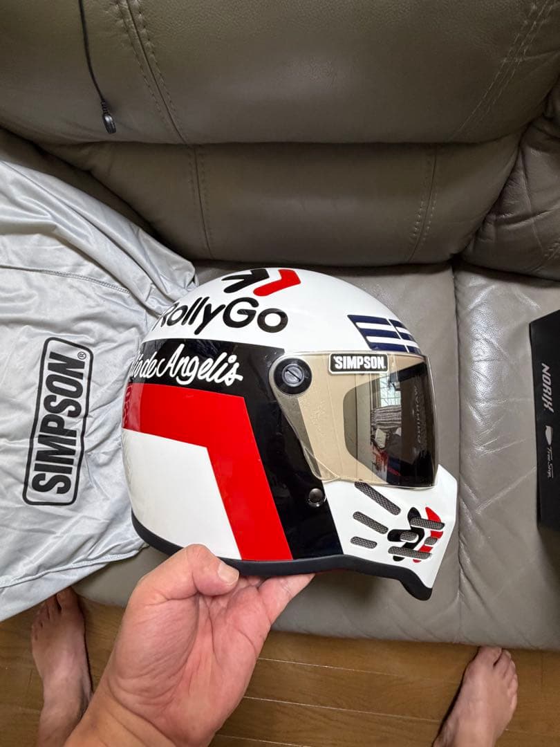 SIMSON M30 Elio de Angelis ヘルメット