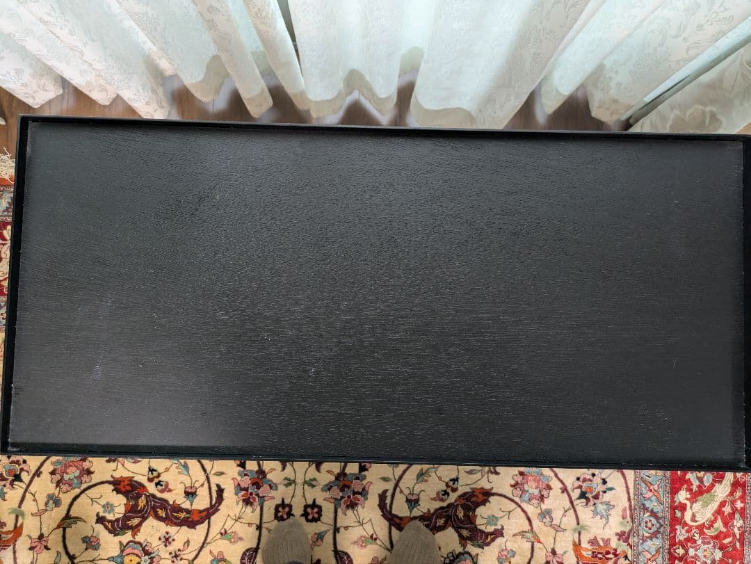 ブランドジュリエ　サイドテーブル　黒　アイアン