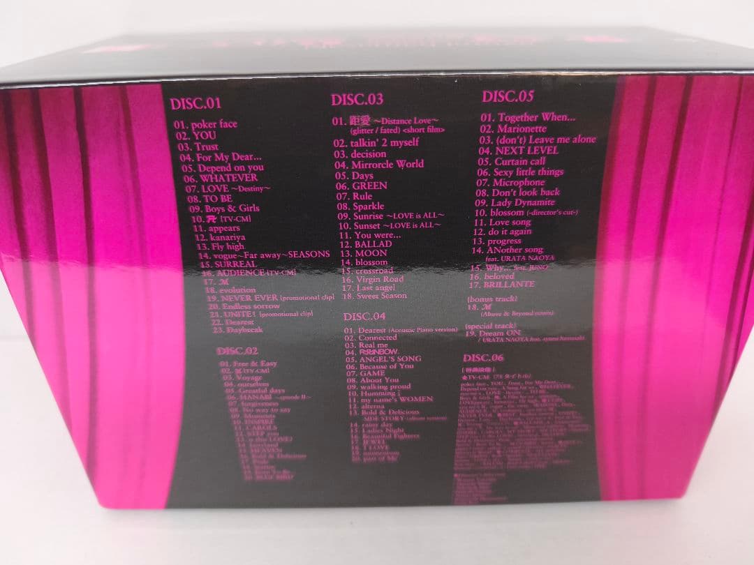 浜崎あゆみ CLIP BOX 1998-2011 DVD 6枚組