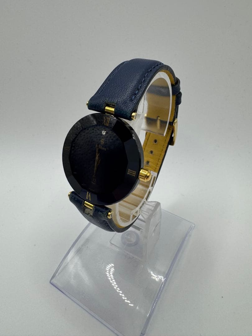 【美品・レア】H.Stern エイチ・スターン 腕時計 ネイビー×ゴールド