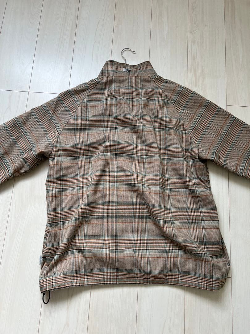 USS2 チェック柄 ハーフジップジャケット M