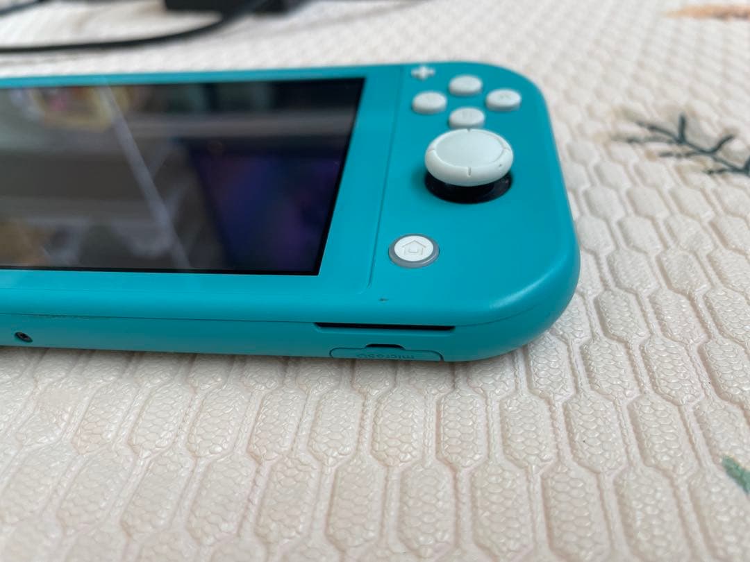 Nintendo Switch Lite ターコイズ　ジェラピケケース付き