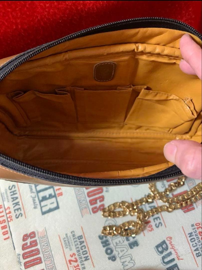 OLDGUCCI チェーンクラッチ 横長ショルダー